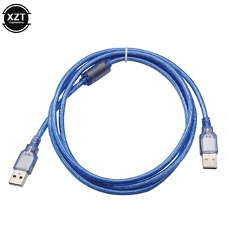 สายเคเบิลข้อมูล USB ตัวผู้ถึงตัวผู้เป็นสาย usb สองหัว 2.0 สายฮาร์ดไดรฟ์แบบป้องกันสายเคเบิลข้อมูล usb A/A