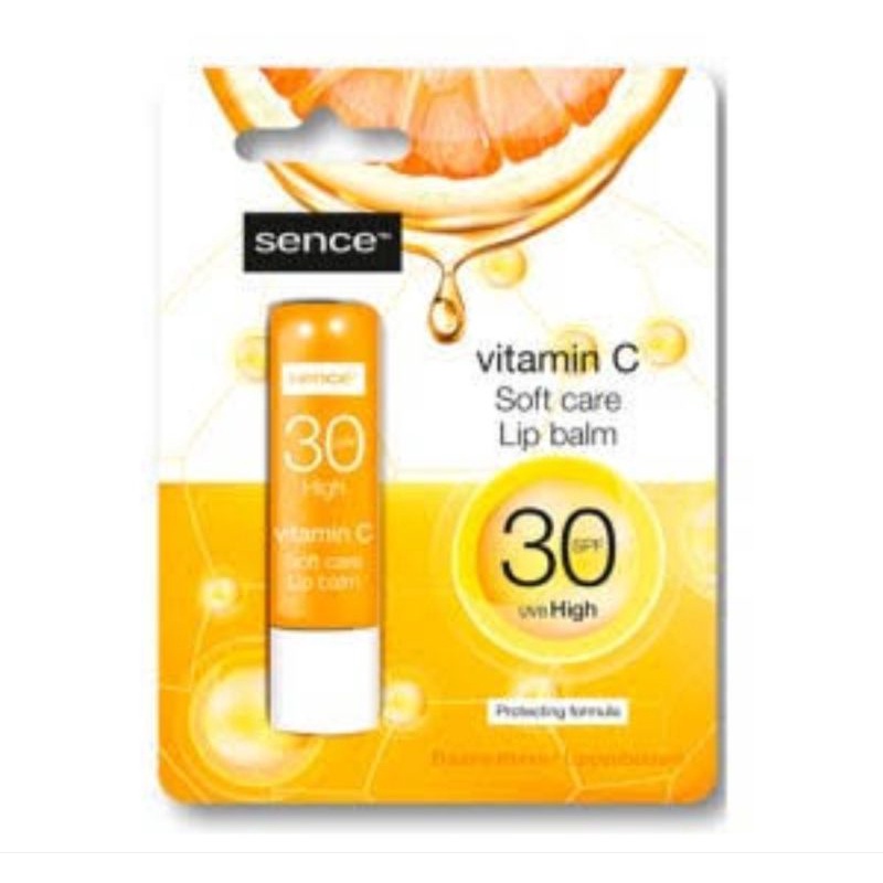 ลิปบาล์ม​ Sence Sun Care Lip Balm วิตามินซี 30SPF ขนาด 4.3g จาก สหราช​อาณาจักร​ ราคา ถูกที่สุด ดีลบีเคเค