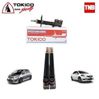 tokico โช๊คอัพ Toyota Vios Yaris ncp91-93 โตโยต้า วีออส ยาริส ปี 2007-2012