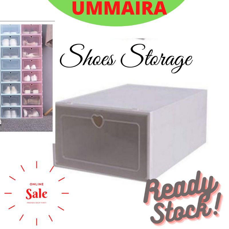 Storage Shoes-organizer-home-stackable Storage Box-shoes box-kasut