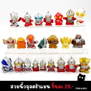 สวมนิ้วอุลตร้าแมน Ultraman Set2 โมเดล ของเล่นมือสองญี่ปุ่น