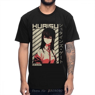 พร้อมส่ง เสื้อยืดแขนสั้น ผ้าฝ้าย พิมพ์ลายอนิเมะ Steins Gate 0 Makise Kurisu หลากสี แฟชั่นฤดูร้อน สไตล์ฮาราจูกุ สําหรับผู