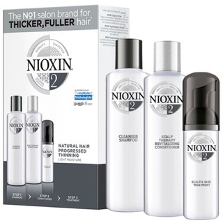 NIOXIN HAIR SYSTEM KIT NORMAL TO THIN - LOOKING NO.2 ขนาด150ml.ชุดเซ็ทบำรุงเส้น