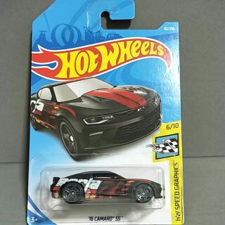 รถเหล็ก Hot wheels 16 CAMARO SS (ib1001)