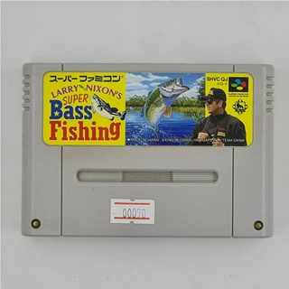 [00090] Super Bass Fishing (JP)(SFC)(USED) แผ่นเกมแท้ มือสอง !!