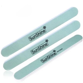พร้อมส่ง⚡ตะไบเล็บ ตะไบขัดเงา Sunshine ของแท้ แพ็ค15อัน ตะไบเล็บเงา ตะไบทำเล็บ ตะไบสีเจล ตะไบ