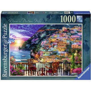 จิ๊กซอว์ Ravensburger - Dinner in Positano Italy  1000 piece  (ของแท้  มีสินค้าพร้อมส่ง)