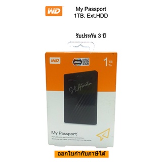 ฮาร์ดดิส External 1 TB  HDD 2.5 WD MY PASSPORT BLACK (WDBYVG0010BBK) **Black**