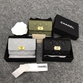 chanel card holder  hi end 1:1 มีการฺ์ด กล่อง