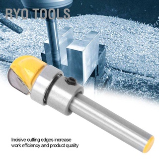 Ryo เครื่องมือแม่แบบ 1/4" Shank Ball Router Bit สําหรับงานไม้ 1/4x5/8