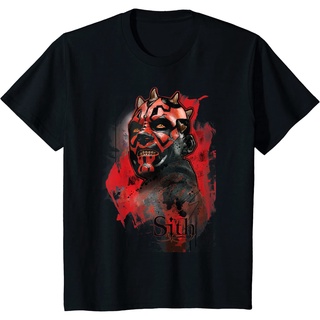 เสื้อยืด ผ้าฝ้าย พิมพ์ลาย Star Wars Darth Maul Sith แฟชั่นสําหรับผู้ชายS-5XL