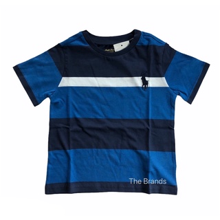 เสื้อยืด Polo Ralph Lauren Striped Cotton Jersey (baby boy) 24 month ของแท้ 100%