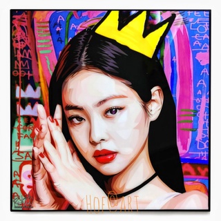 Jennie เจนนี่ #​2 BLACKPINK แบล็คพิงก์ K POP Blink รูปภาพติดผนัง pop art กรอบรูป แต่งบ้าน ของขวัญ รูปภาพ นักร้องเกาหลี