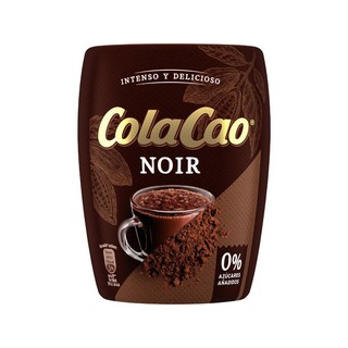 โกลา เกา นัวร์ เครื่องดื่มดาร์กโกโก้ 300 กรัม - Cola Cao Noir Dark Cocoa Powder 300g