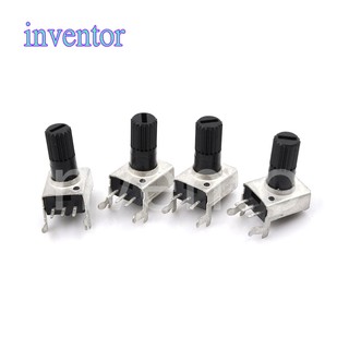 10 PCS RV09 Vertical Potentiometer 5K 10K 50K 100K WH09 0932 Adjustable Resistor 3pin Seal Potentiometers Variable Resistors Kit