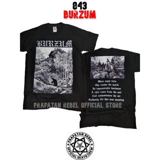 เสื้อยืด แขนสั้น โลหะ พิมพ์ลาย PRAPATAN REBEL - BURZUM