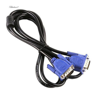 B2_ สายเคเบิล 15 PIN SVGA VGA Monitor M/M Male to Male 5 ฟุต สําหรับ PC TV