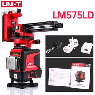 Uni-t LM575LD เลเซอร์วัดระดับ 3D 12 สาย สีเขียว พร้อมรีโมตคอนโทรล ระดับตัวเอง สําหรับใช้ในร่ม กลางแจ้ง