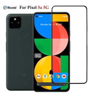 ฟิล์มกันรอยหน้าจอ แบบเต็มจอ สําหรับ Google Pixel 5a 5G 5 4a 4G 4a 5G