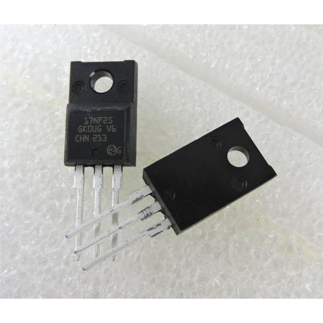 5 ชิ้น 17NF25 STF17NF25 TO-220F MOS FET 17A 250V 100% ใหม่และ