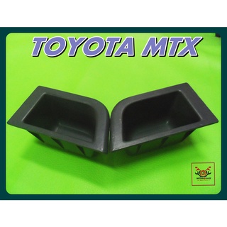 TOYOTA MTX DOOR HANDLE SOCKET LH&amp;RH "BLACK" SET PAIR // เบ้าดึงประตูอันใน รุ่นเก่า สีดำ ซ้ายและขวา สินค้าคุณภาพดี