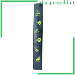 [shpre1] Golf Alignment Stick Cover four clover High Quality Leather