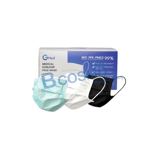 [[ พร้อมส่ง!! ]] หน้ากากอนามัยทางการแพทย์ Gmed Mask 3 ชั้น หน้ากาก มาตรฐาน ASTM F2100 หน้ากากอนามัย หน้ากากหมอ