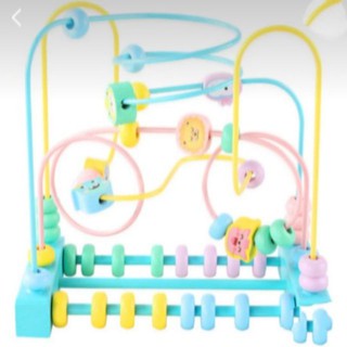 #ของเล่นไม้ลากเลื่อนสีพาสเทล
