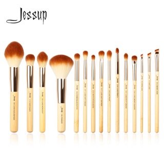 Bamboo set 15 pcs T142/เซ็ตแปรงด้ามไม้ไผ่ 15 ชิ้น