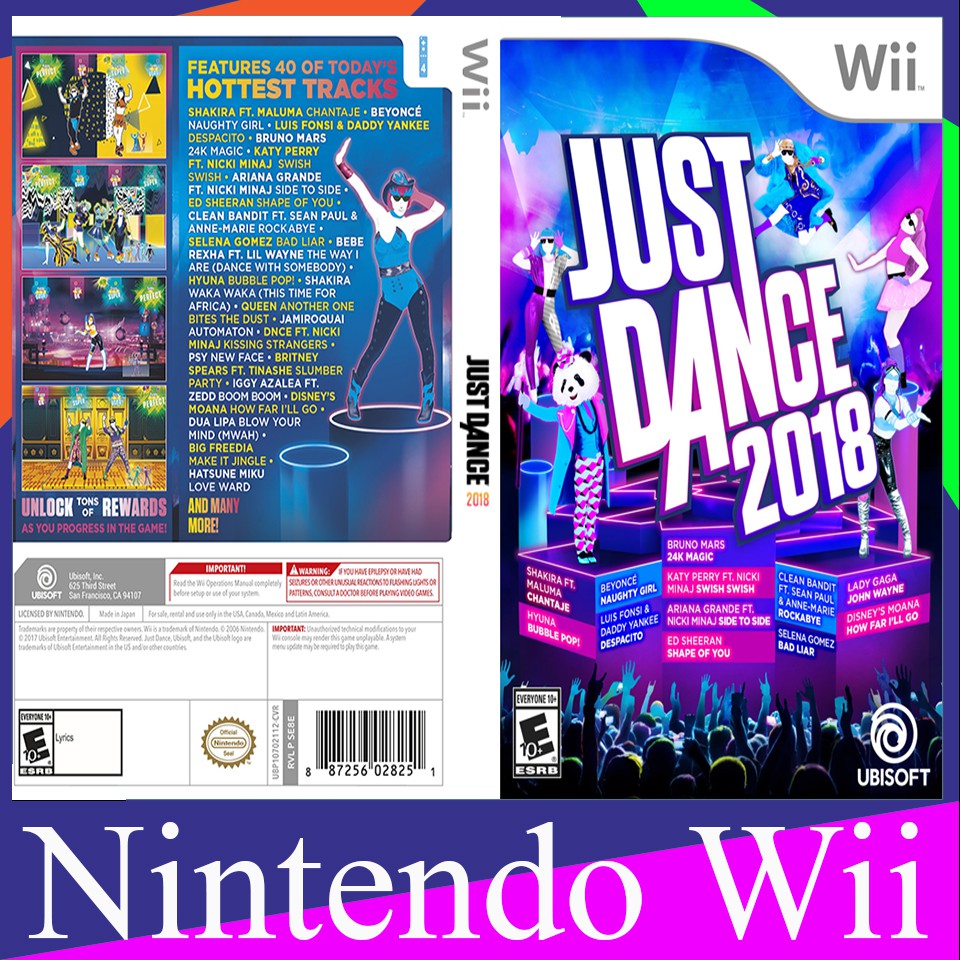 Just Dance 2018 (USA)[WII]