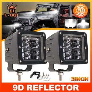 MGLLIGHT  ไฟสปอตไลท์ Led 9D 40W 6500K 3 นิ้ว 4x4 12V 24V สําหรับรถยนต์ รถบรรทุก SUV ATV