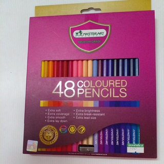 สีไม้48สี 48แท่ง มาสเตอร์อาร์ต