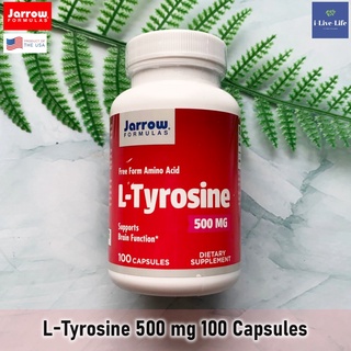 แอล-ไทโรซีน L-Tyrosine 500 mg 100 Capsules - Jarrow Formulas