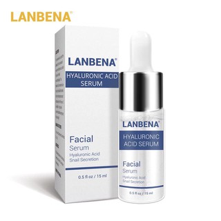 ✨พร้อมส่ง✨Lanbena ครีมบำรุงผิว  เซรั่มไฮยารูโลนิค 15ml ชื่อผลิตภัณฑ์: LANBENA Hyaluronic Acid เซรั่มรักษา ment ผิวไวท์เท