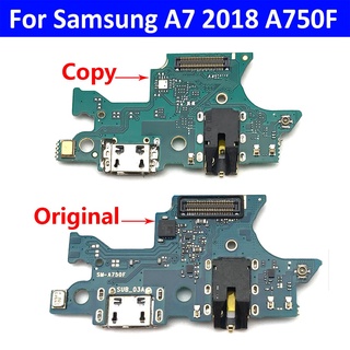 ใหม่ บอร์ดเชื่อมต่อสายชาร์จ USB สําหรับ Samsung Galaxy A7 2018 A750 A750F A9 2018 A920 A920F