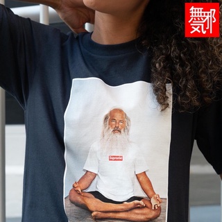 Supreme Rick Rubin Photo Tee old man photo short sleeve round neck mens and womens T-shirt