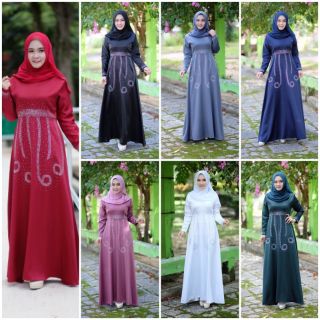 ชุดเดรส รุ่น Party Dresss (งานส่งออกมาเลย์เซีย) + ผ้าคลุม​เข้าชุด​