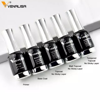 [เหลือ 71.- โค้ด "99EQE4"]《Venalisa》 Top / Base / ท้อปด้าน​ / ท้อปกระจก 12 ml.