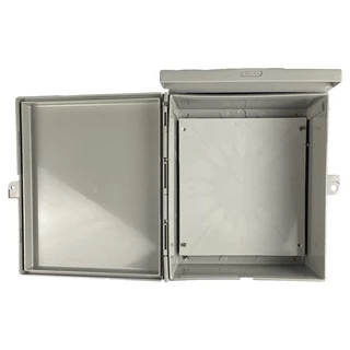ABCO ตู้พลาสติกกันน้ำ ฝาทึบ มีหลังคา 10x12 นิ้ว A-CA1012 มี 2 สี สีขาวและสีเทา
