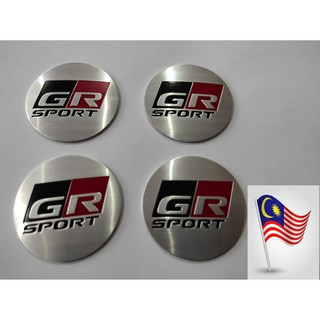 สติกเกอร์ติดขอบล้อรถยนต์ สําหรับ toyota gr yaris vios gt86 harrier camry gazoo racing 4 ชิ้น