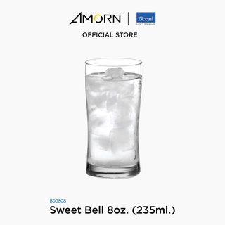 AMORN-(Ocean) B00808 Sweet Bell - แก้วสวีทเบล ดริ๊งเเวร์ โอเชี่ยนกลาส  8 oz. ( 235 ml.) (1 กล่อง บรรจุ 6 ใบ)