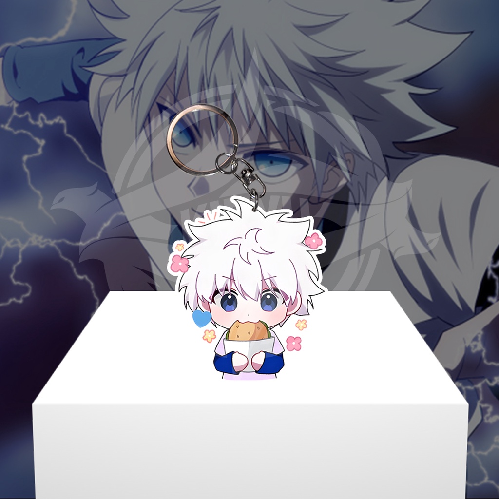GANTUNGAN Anime Hunter x Hunter Killua Zoldyck HP พวงกุญแจ - พวงกุญแจอะคริลิค - พวงกุญแจอะคริลิค