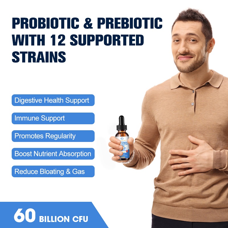 Minch Probiotics Liquid Drops for Women & Men Helps Support Healthy ...