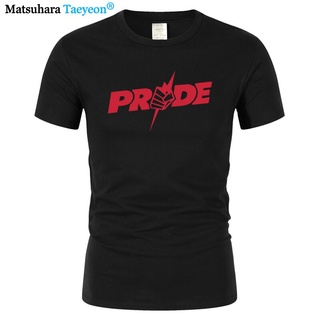 เสื้อยืด ผ้าฝ้าย พิมพ์ลาย Pride Fc Mma สไตล์ฮาราจูกุ แฟชั่นฤดูร้อน สําหรับผู้ชายS-5XL