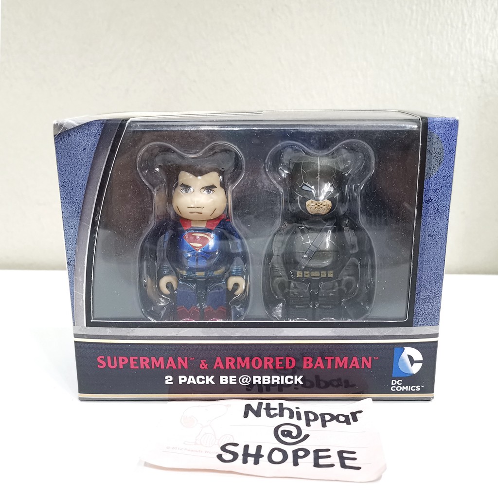 +++ ขาย Bearbrick Be@rbrick Kubrick 100% Batman VS Superman DC Comic ของใหม่ ของแท้ พร้อมส่ง +++ Med