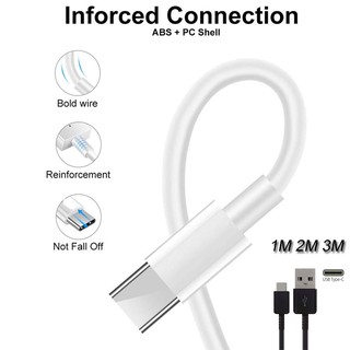 สายชาร์จ USB-C Quick 1m 2m 3 m Data Sync สายชาร์จเร็วสาย Data