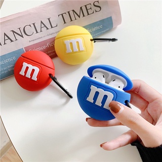 Red Yellow Blue M Beans 2021 AirPods 3 Case  AirPods 2 Case Cover AirPods Pro Case IPhone Earbuds Accessories AirPod Case