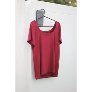 เสื้อยืดผ้าเรย่อน แขนสั้น สำหรับสาวอวบไซส์ใหญ่ 2xl - 5xl