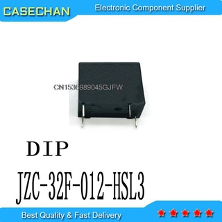 รีเลย์ JZC-32F JZC-32F/012-HSL3 HF32F-012-HSL 4PINS 0.2W 5A DC12V 12VDC DIP JZC-32F-012-HSL3 10 ชิ้น