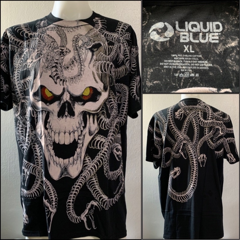 เสื้อลาย Medusa OVP By Liquid Blue